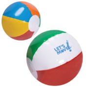 6″ Multi Colored Beach Ball 1
