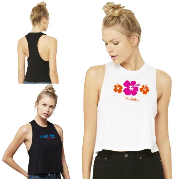 Bella+Canvas® Women's Racerback Cropped Tank