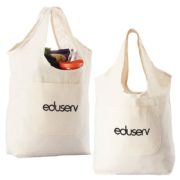 Cotton Canvas Grocery Tote 1