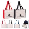 Cotton Gusset Accent Box Tote