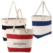 Cotton Resort Tote w/ Rope Handle 1