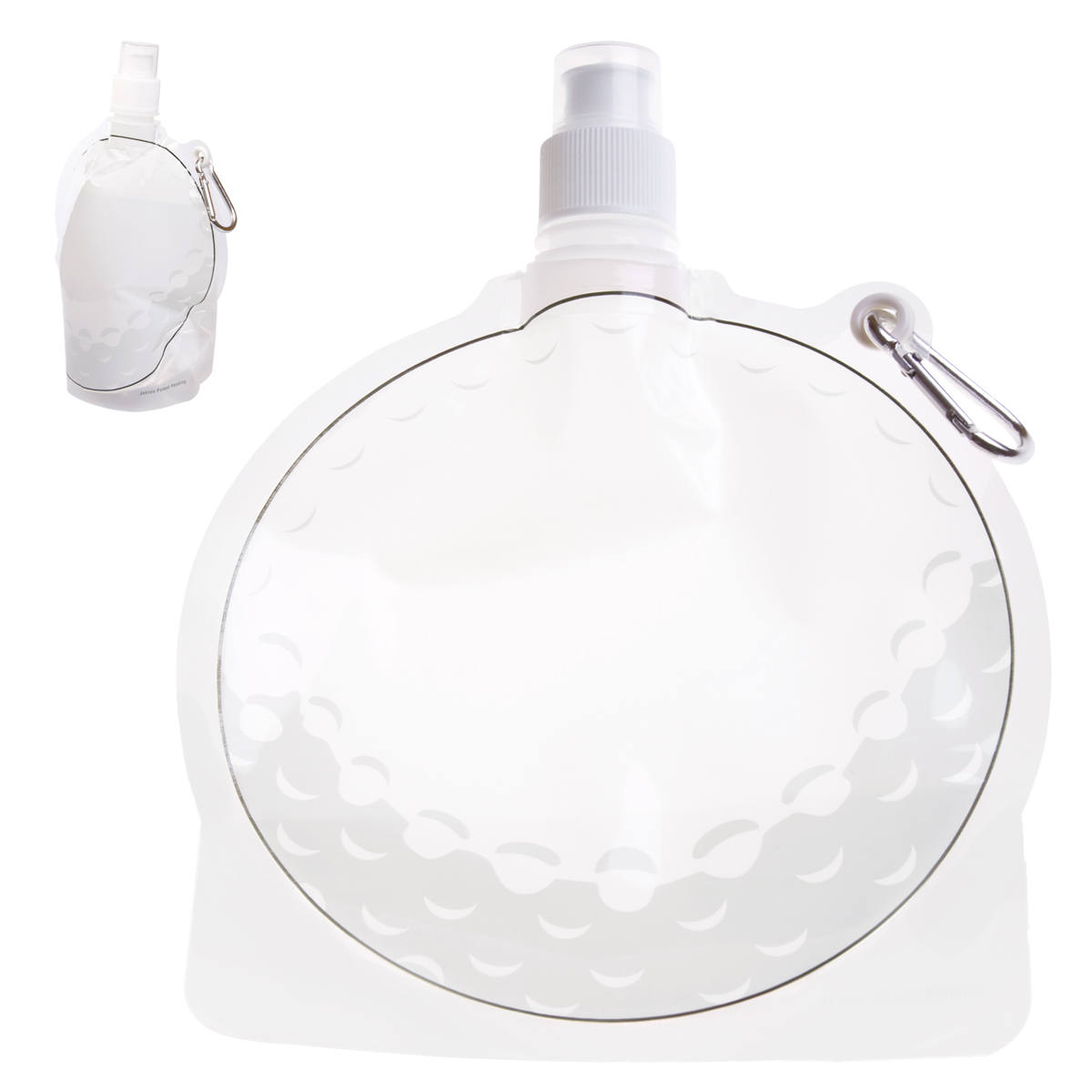 HydroPouch!™ 24 oz. Golf Ball Collapsible Water Bottle - Patented