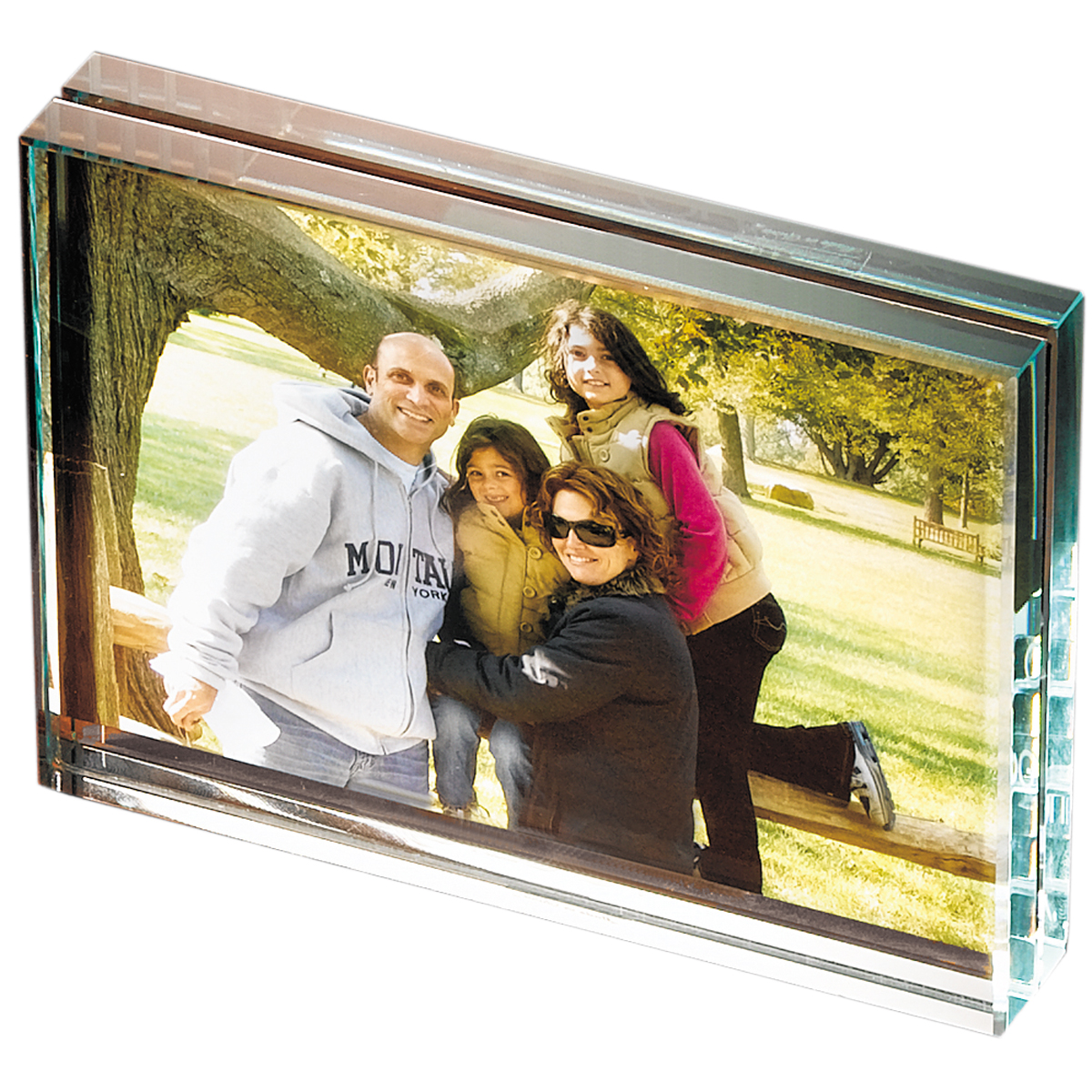 Atrium™ Glass Medium Desk Photo Frame