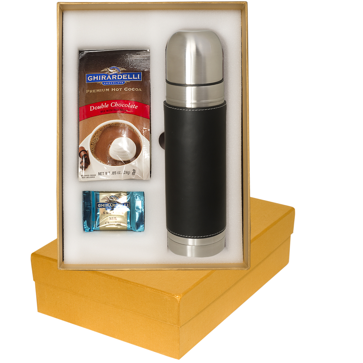 Tuscany™ Thermal Bottle & Ghirardelli® Deluxe Gift Set