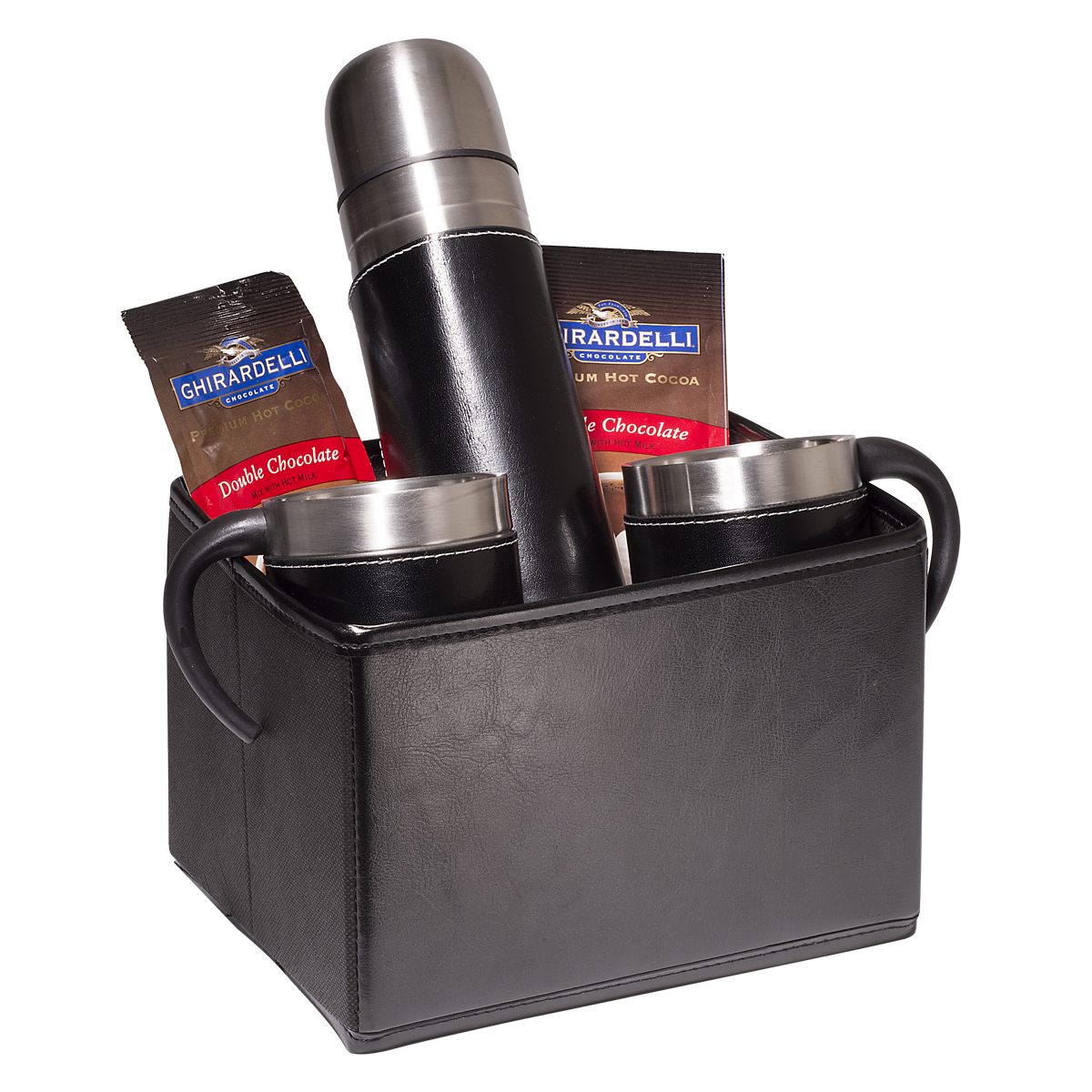 Empire™ Thermal Bottle & Cups Ghirardelli® Cocoa Set