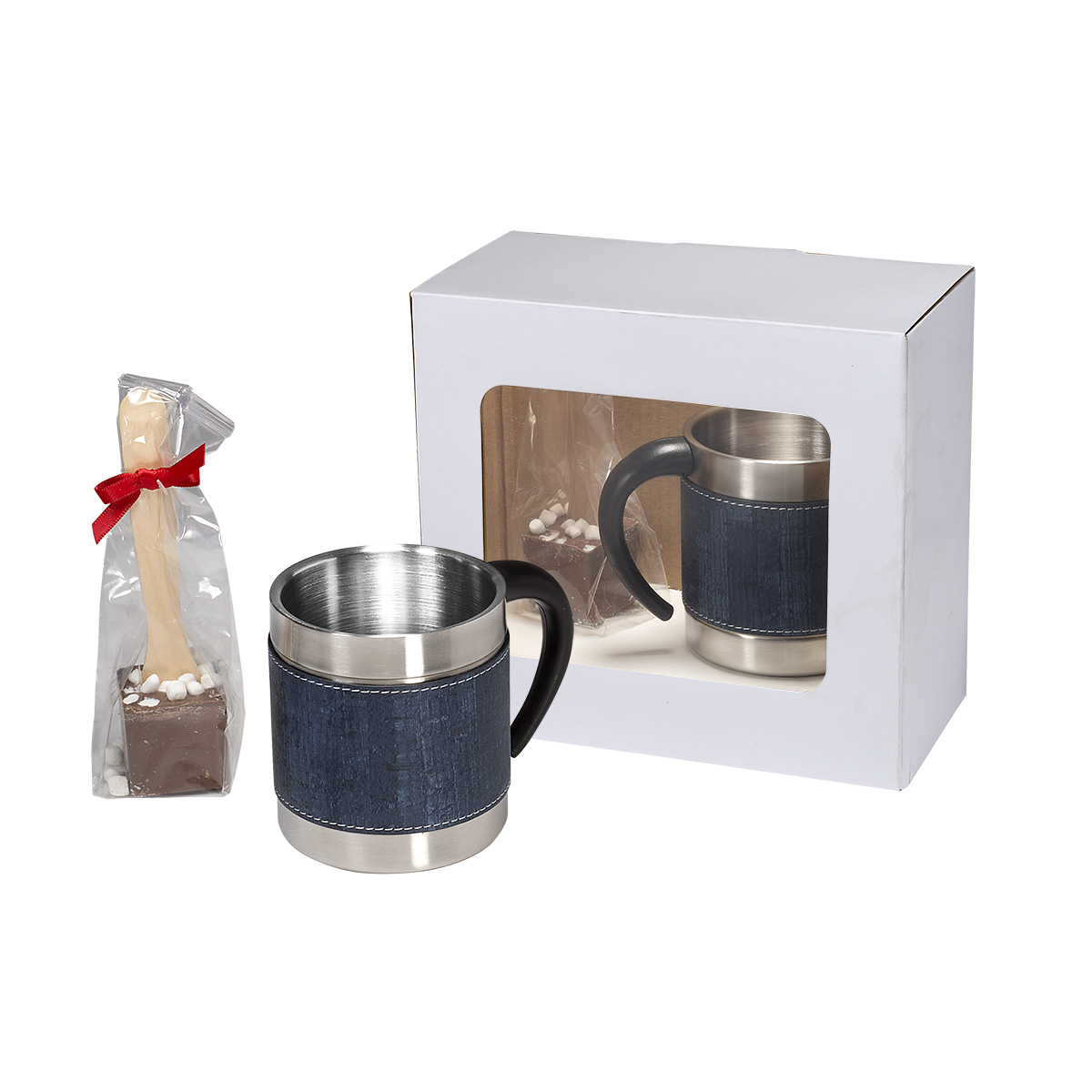 Casablanca™ Coffee Cups and Hot Chocolate in a Spoon Gift Set