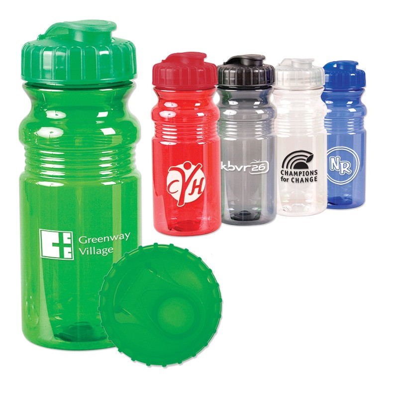 20 oz. Translucent Sport Bottle w/ Snap Cap