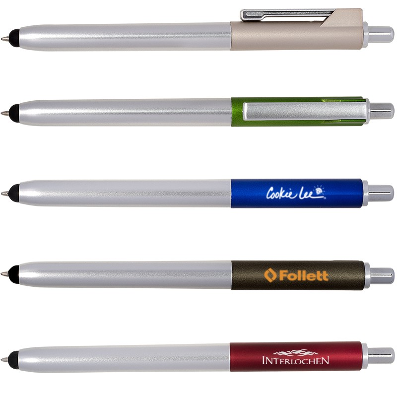 Ambient Metallic Click Duo Pen Stylus