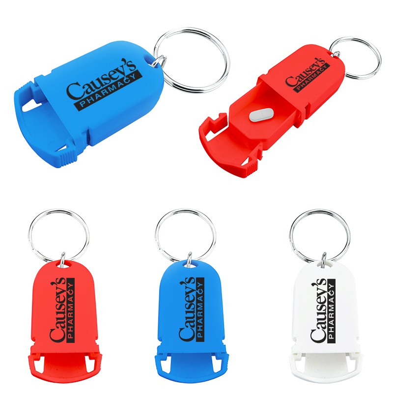 Mini Pill Holder Key Chain