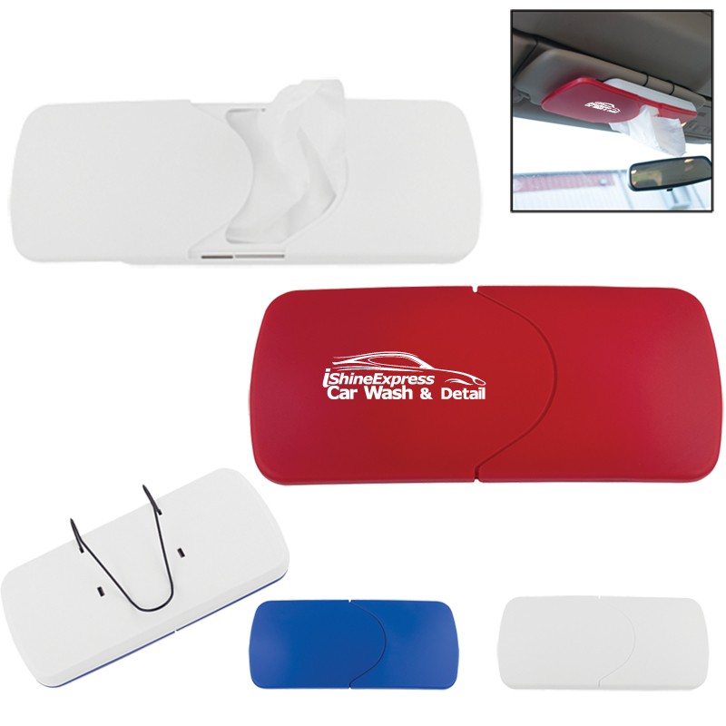 Refillable Visor Tissue Holder