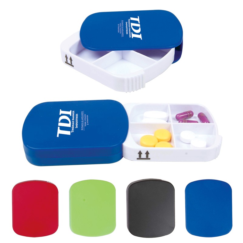 4 Compartment Pill Case