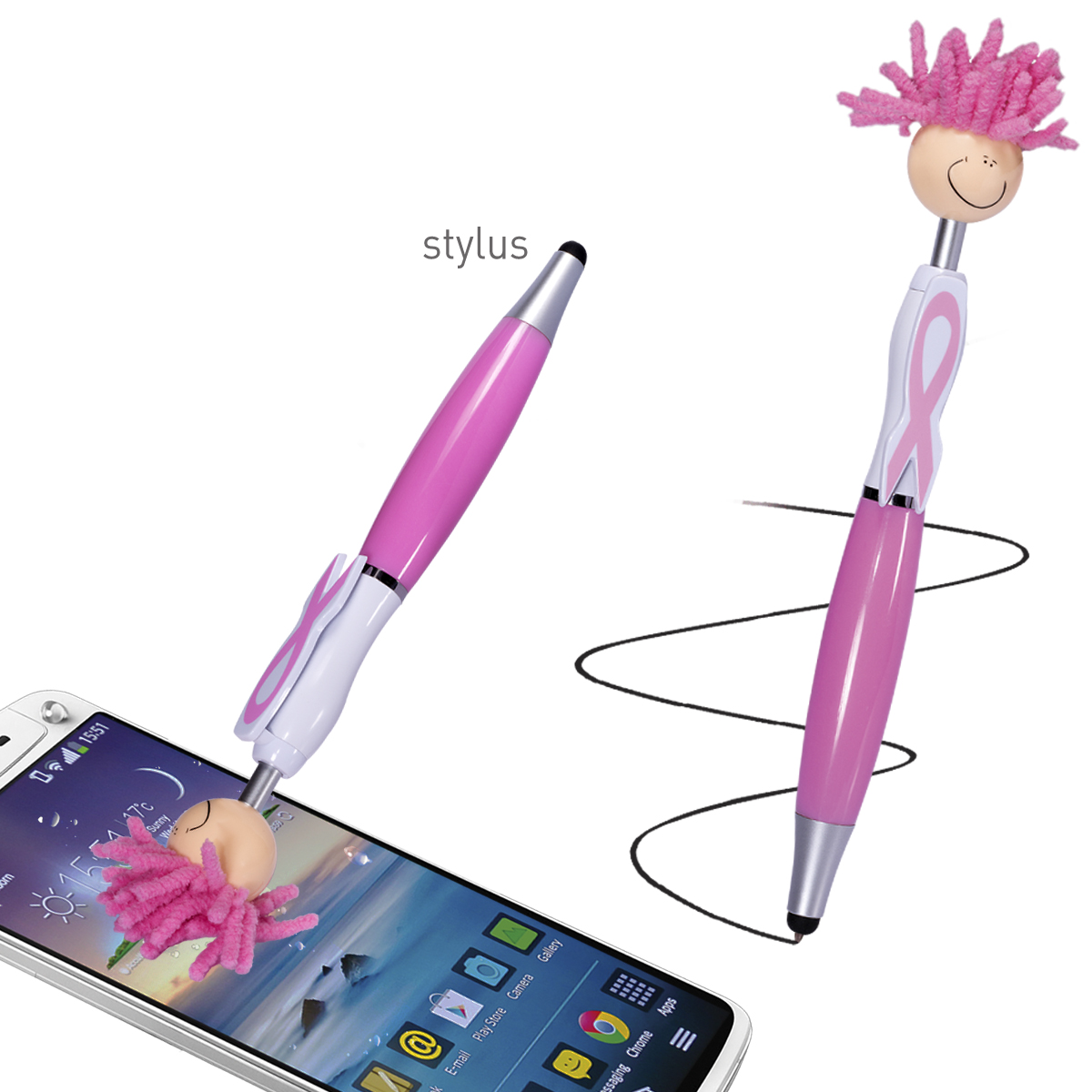 Awareness MopTopper™ Screen Cleaner with Stylus Pen