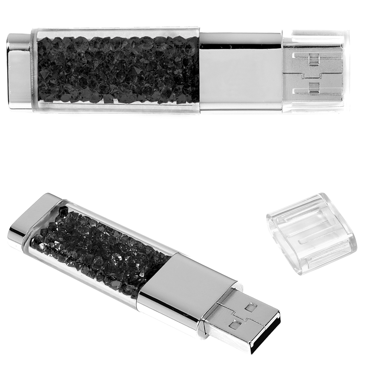 Crystals USB Memory Flash Drive - 2GB