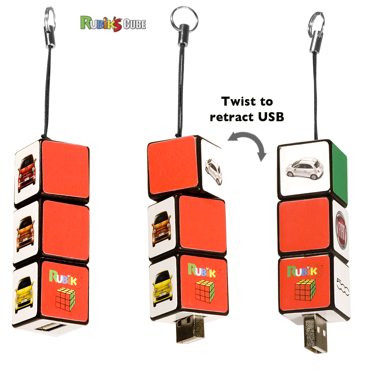 Rubik’s® Custom USB Puzzle Drive 2.0 — 8GB