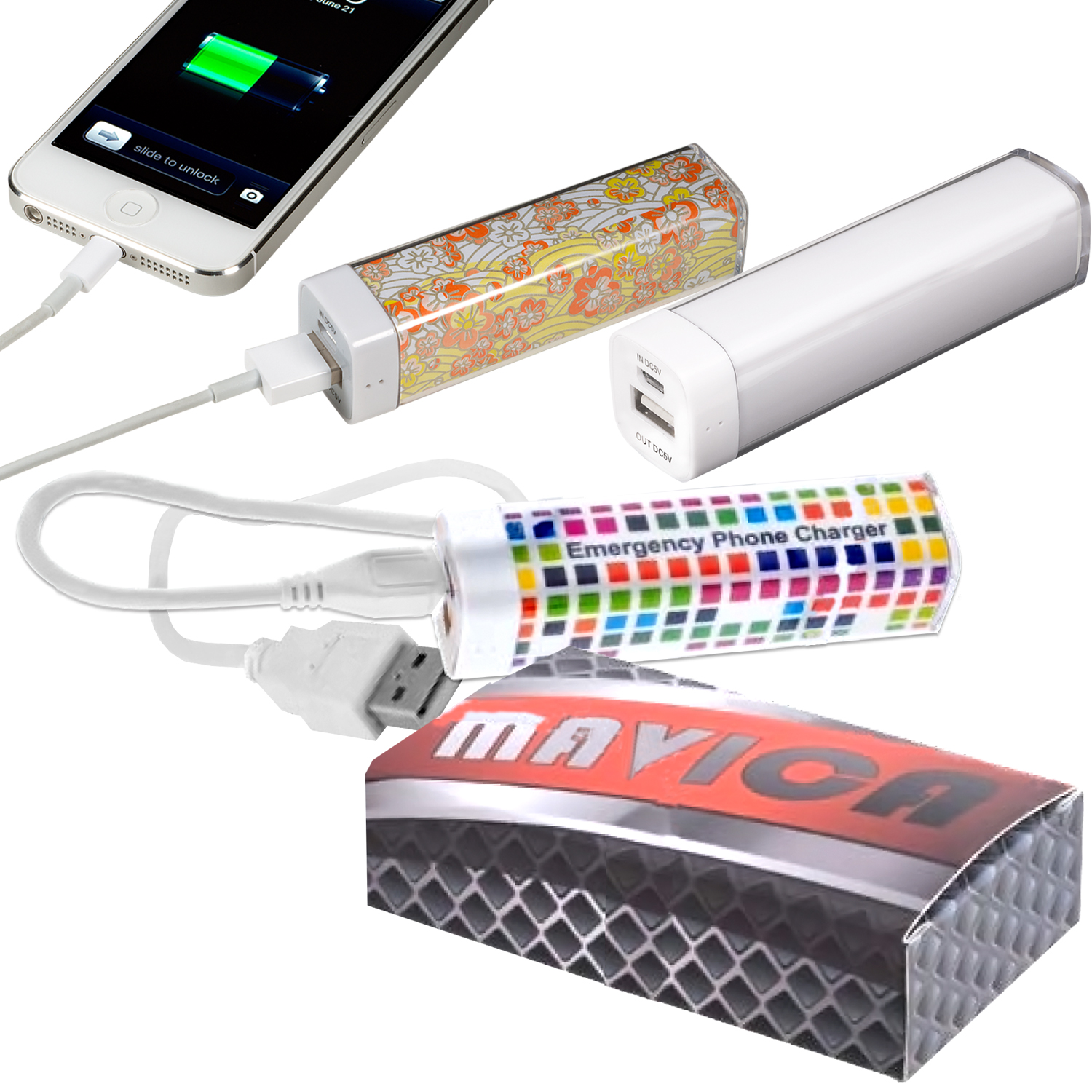 Econo Mobile Charger with Four Color Process