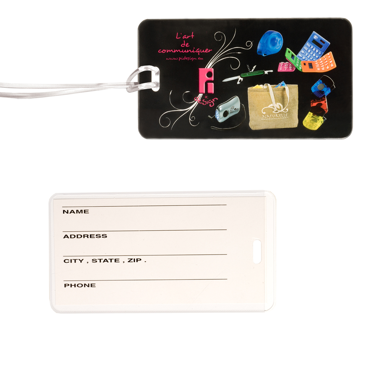 Custom Hi-Flyer Luggage Tag