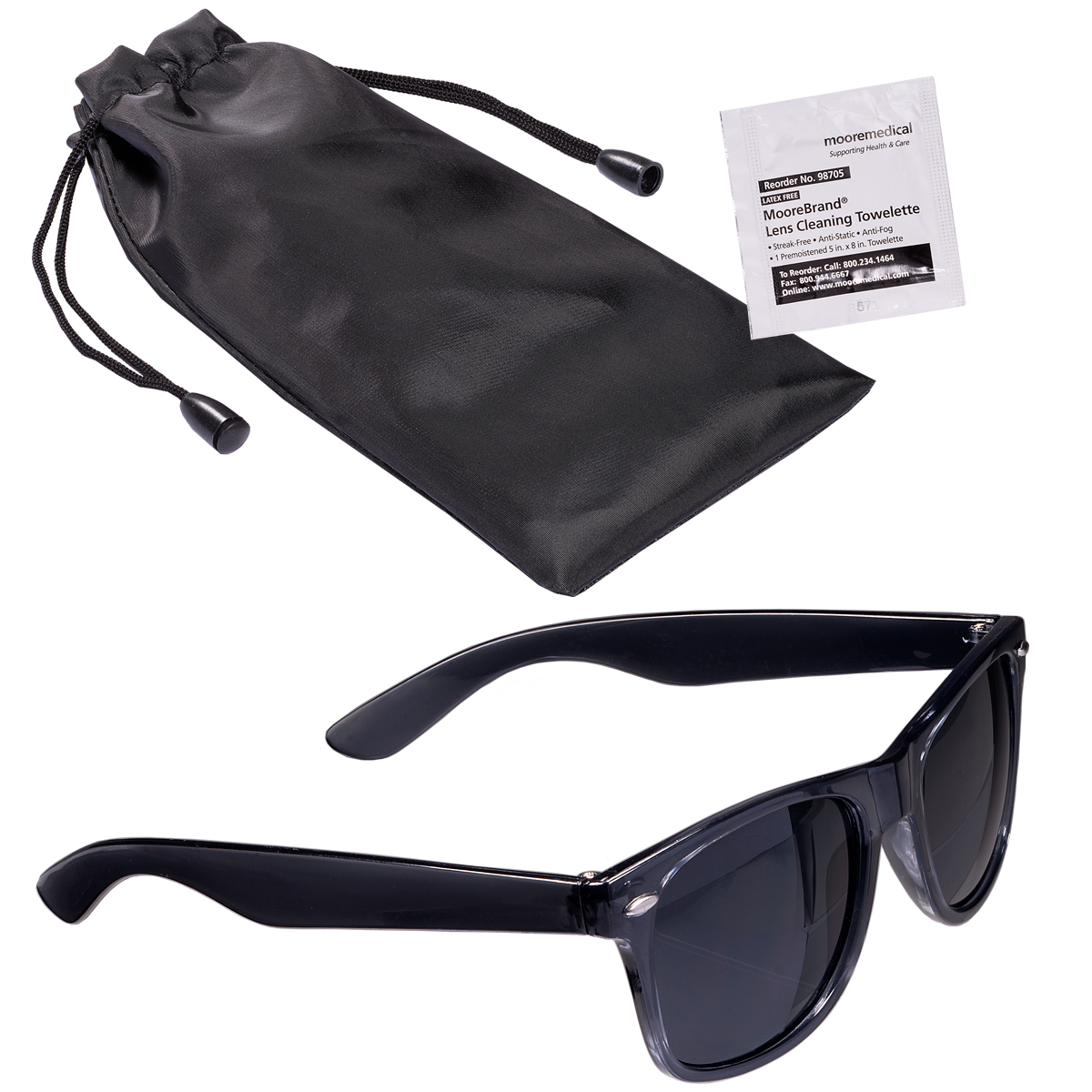 Fashion Sunglasses & Lens Cleaning Wipe in a Pouch