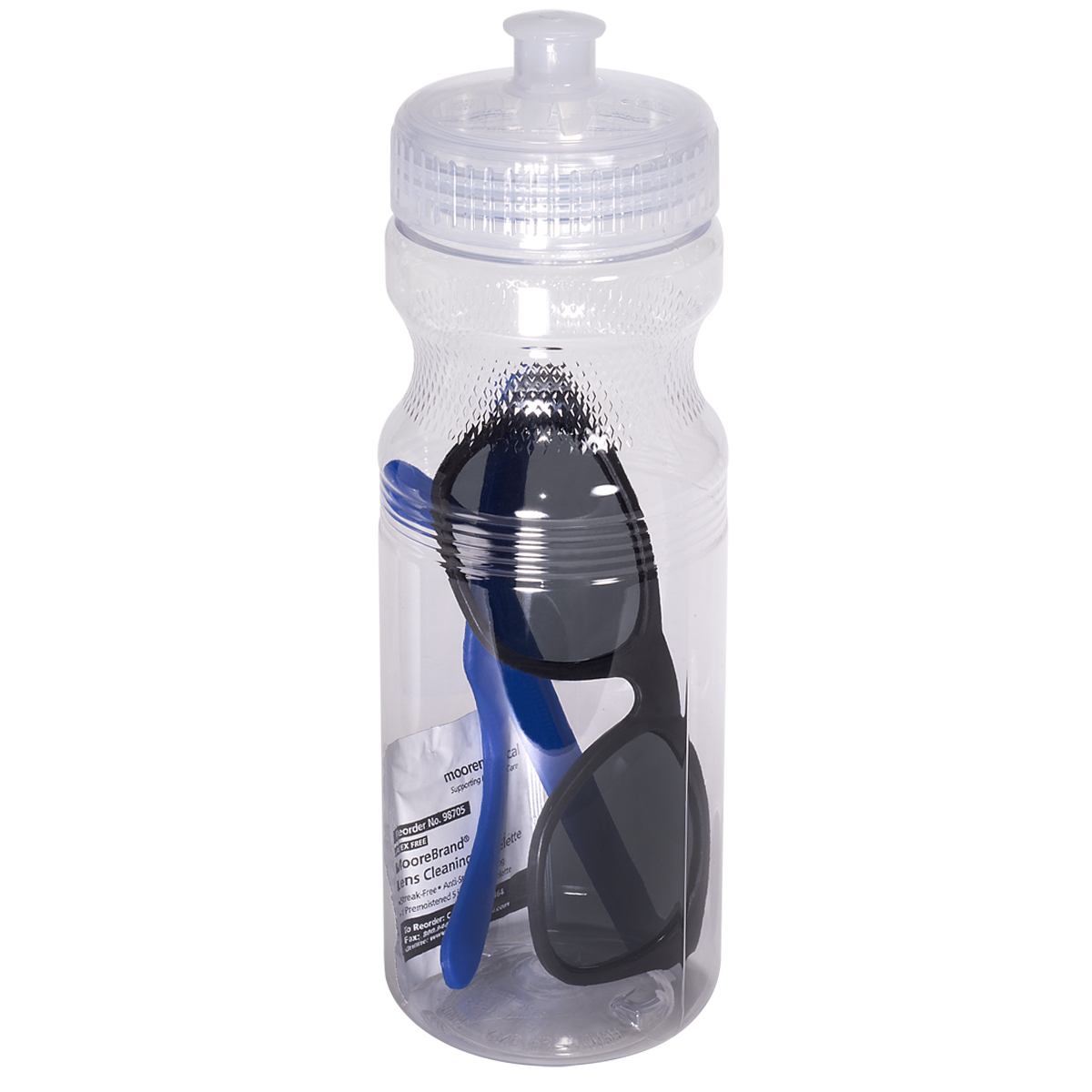 Sunglasses & Lens Cleaning Wipe in 24 oz. Sports Bottle